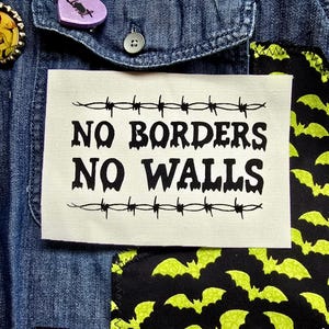 No Borders No Walls Patch
