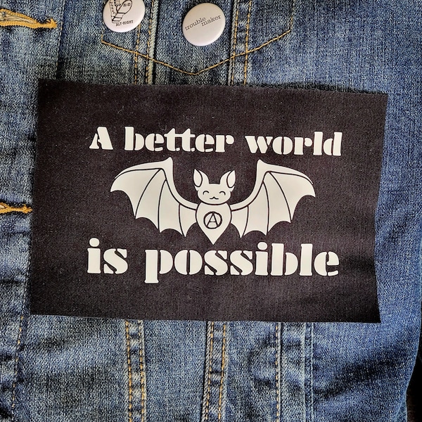 A Better World Is Possible Cloth Patch