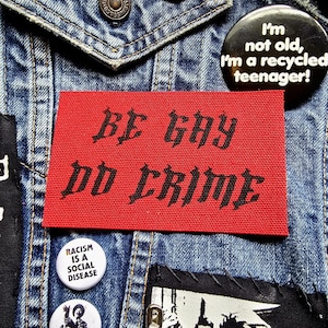 Be Gay Do Crime Patch