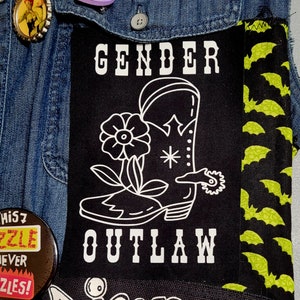 Gender Outlaw Patch Queer Patch