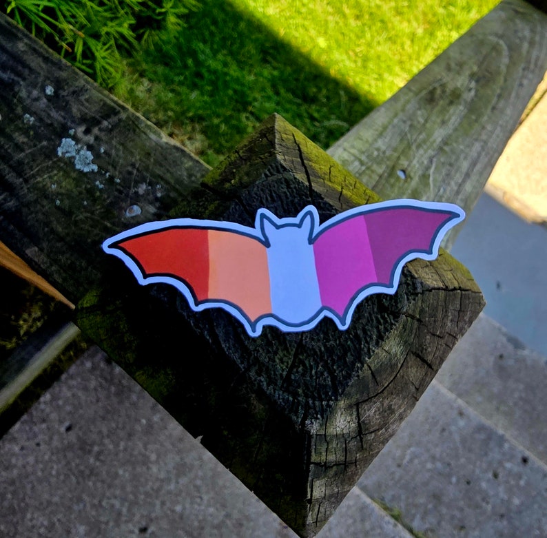 PRIDE BAT Flag Stickers // Choose Your Flag - Etsy