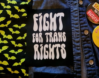 FIGHT for Trans Rights Cloth Patch