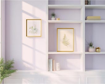 Neutral Zoom Background Modern Aesthetic Modern Home Office Wall Shelving Purple Zoom Background Office Backdrop Microsoft Team Background