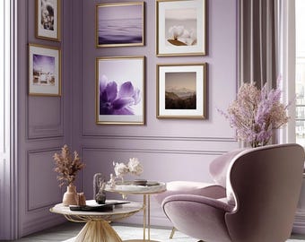 Teams Video Call Background Virtual Office Home Office Zoom Background Downloadable Digital Backdrop Lavender Remote Work Webcam Background