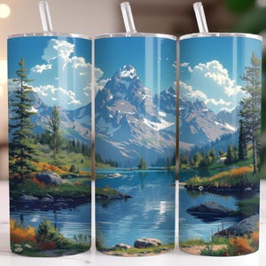 Grand Teton National Park Tumbler Wrap, Grand Teton PNG, Wyoming Tumbler Wrap, National Park Tumbler Wrap Digital Download Sublimation PNG