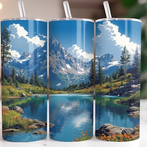 Grand Teton National Park Tumbler Wrap Grand Teton PNG Wyoming Tumbler Design National Park Tumbler Digital Download Seamless Sublimation