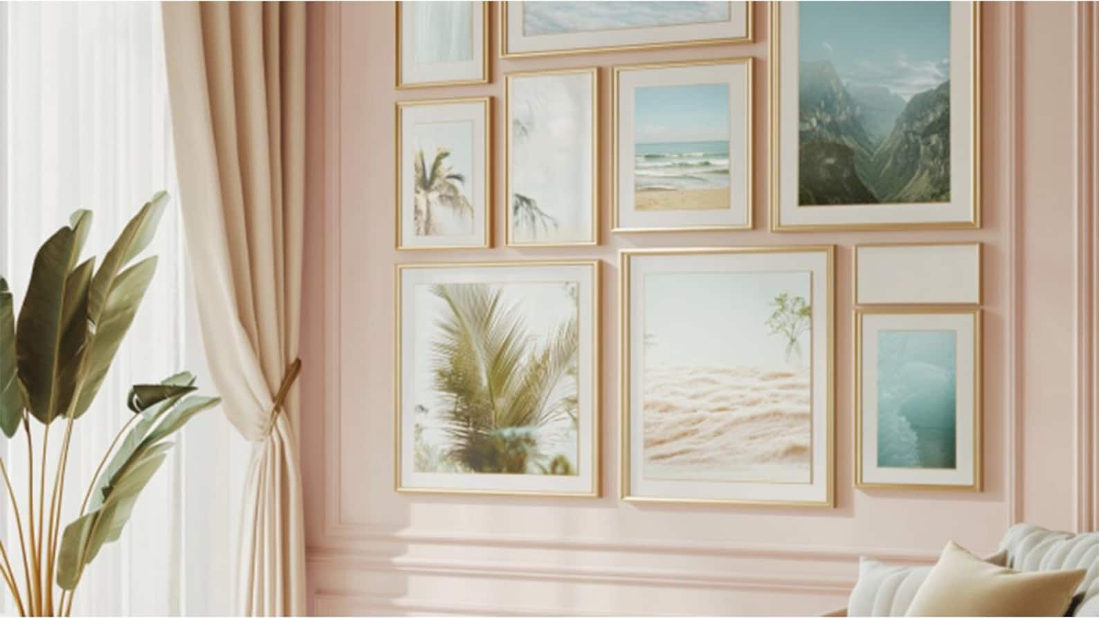 Remote Backdrop Home Office Virtual Background Pink Teams Video Call Background Virtual ...