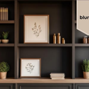 blurred zoom video background image, brown and white home office virtual background, zoom virtual background, Teams virtual background, zoom background gallery wall, virtual background brown white and gold with plants, virtual background bright, home office background