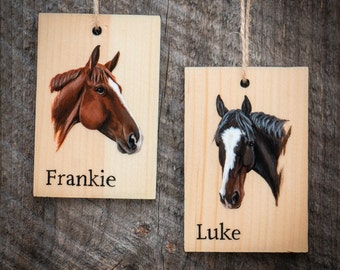 Custom Painted Pet Portrait Ornament