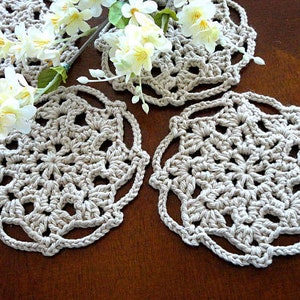 Crochet Pattern Crochet Placemat Coaster Pattern Home Decor Crochet Tablecloth Pattern Crochet Doily Round Crochet Pattern Doilies PDF file