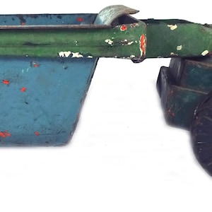 Vintage 1950&#39;s Wyandotte Toys 18&quot;l Pressed Steel Earth Mover Dump Truck Toy - Aftermarket Paint