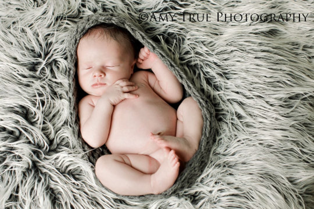 Baby Fotografie Pferd Kissen 42x55cm - Plüsch Pose-Hilfe Für Neugeborene