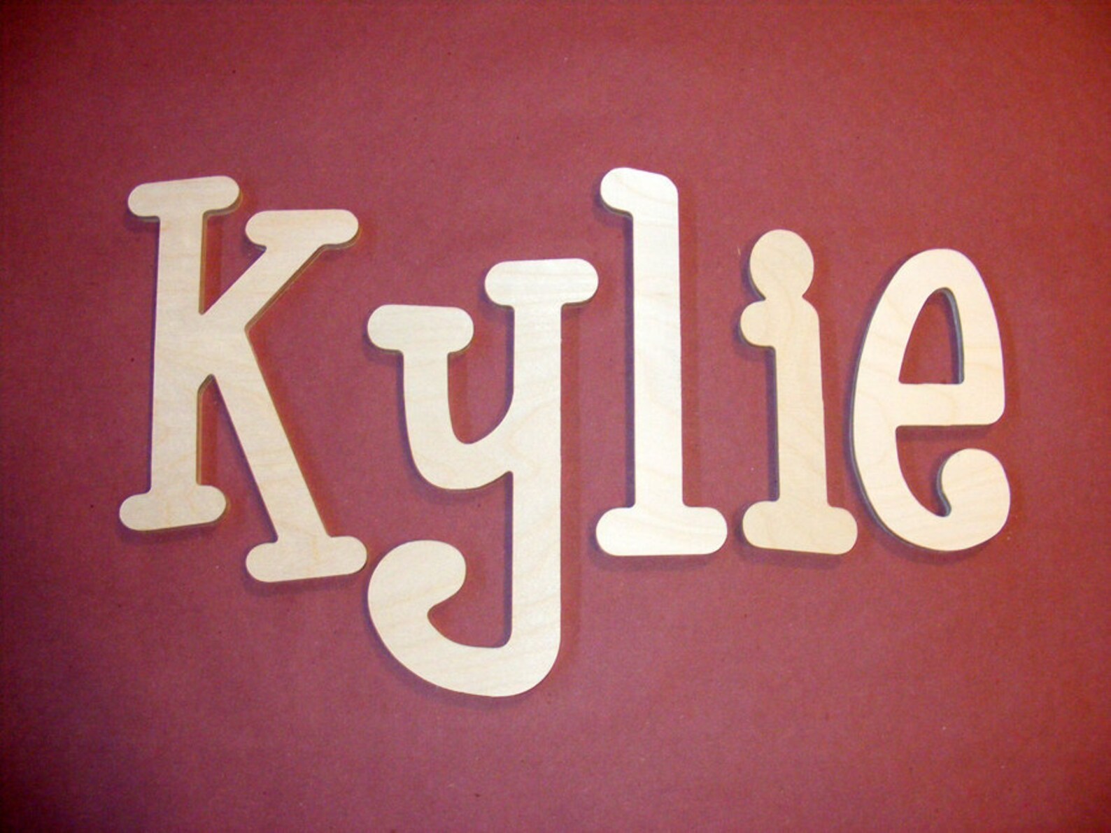 10 Wooden Wall Nursery Letters Unpaintedunfinished Etsy