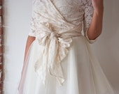 Cream Ballerina Wrap Cardigan