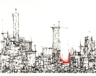 Print: Cities in Dust II - 5 x 7