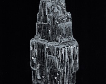 Print: Crystalline II - Selenite Tower / Made-to-Order