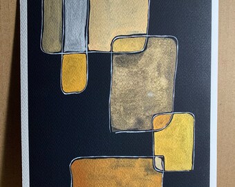 Print: Metallic Composition / 6 x 8