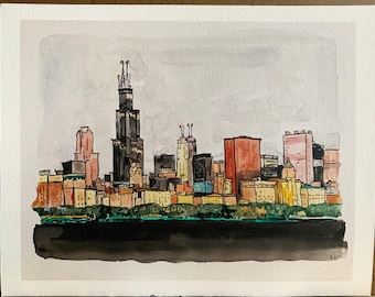 Print: Chicago I - Sears Tower / Made-to-Order