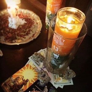 Candle service burned on one of our altars