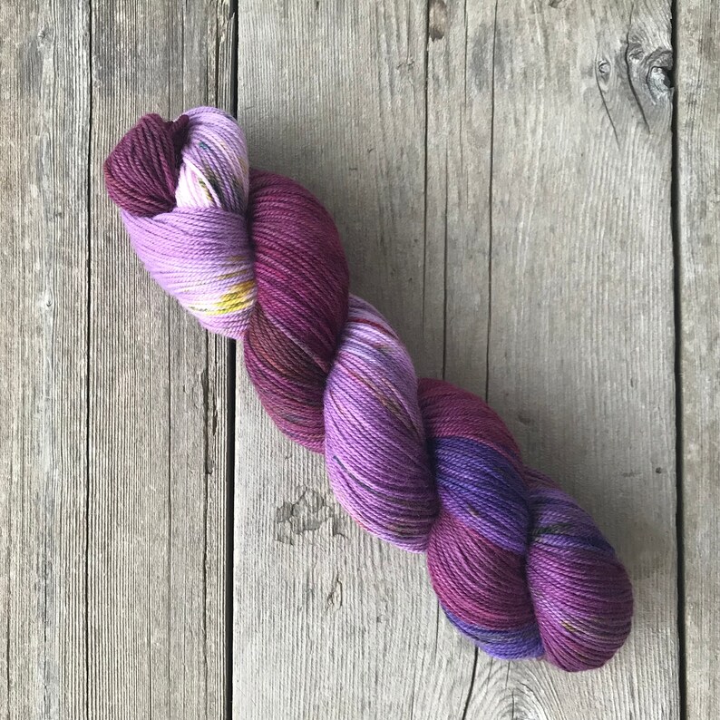 Hand-painted Yarn Fig Tree Colorway Indie-dyed Yarn Merino Wool Yarn Hand-dyed Yarn
