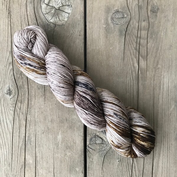 Hand-dyed Yarn - Sparrow Colorway - Hand-painted Yarn - Merino Wool Yarn - Indie-dyed Yarn