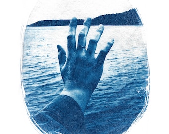 Original Cyanotype Print "Feel"