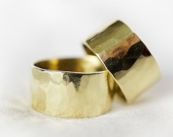 Tall Hammered Brass Bands