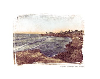 Sunset Cliffs Glow Print