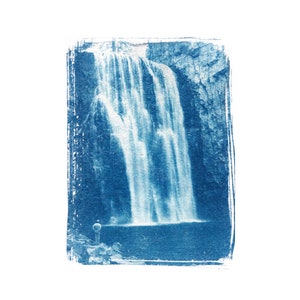Cyanotype Print &quot;Rainbow Falls&quot;