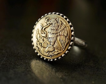Mexican Peso Ring