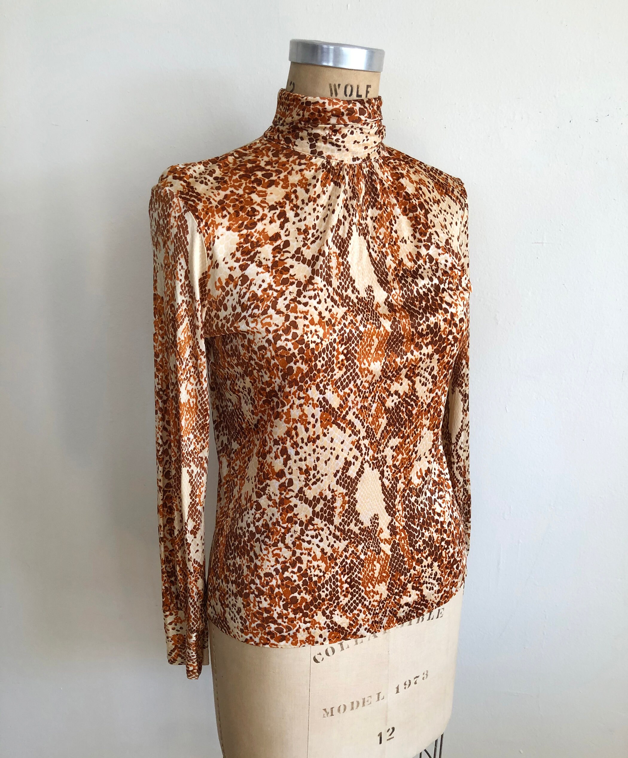 Snakeskin turtleneck store