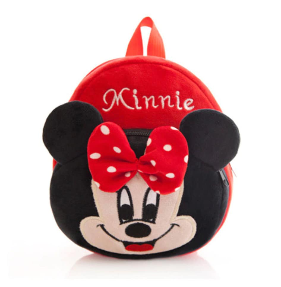 Minnie Mouse Backpack for Kids and Toddlers Soft Disney Bag Etsy UK