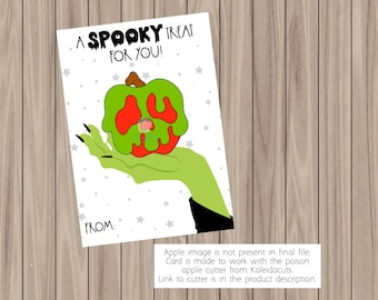 Printable Cookie Card - A Spooky Treat for You! - 3.5"x5"