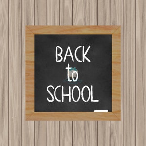Printable Tag - Back to School - 2&quot; Square