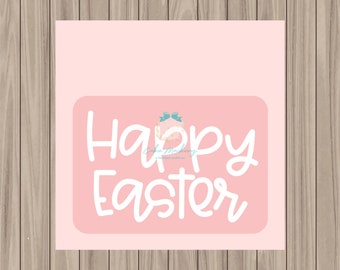 Printable Tag - Happy Easter - 2" Square
