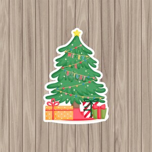 Printed Die-Cut Cookie Card - Christmas Tree - 4.25&quot;x 6.25&quot;