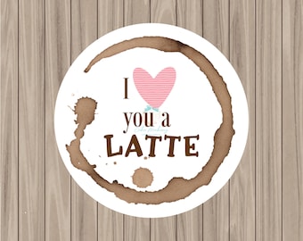 I Love You a Latte - Etsy