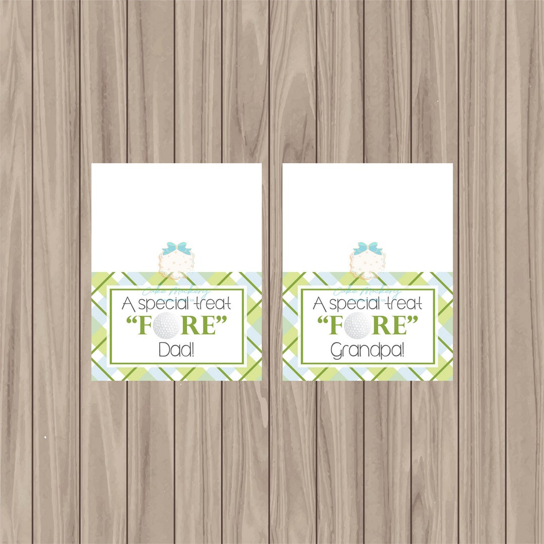 Printable Bag Topper - 2 Piece Set "a Special Treat FORE Dad/grandpa ...