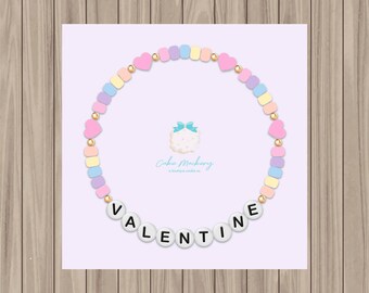 Etiqueta imprimible - Pulsera de la amistad TS - Cuadrado de 2"