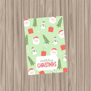 Kekskarte zum Ausdrucken - Frohes Fest - 9x12cm