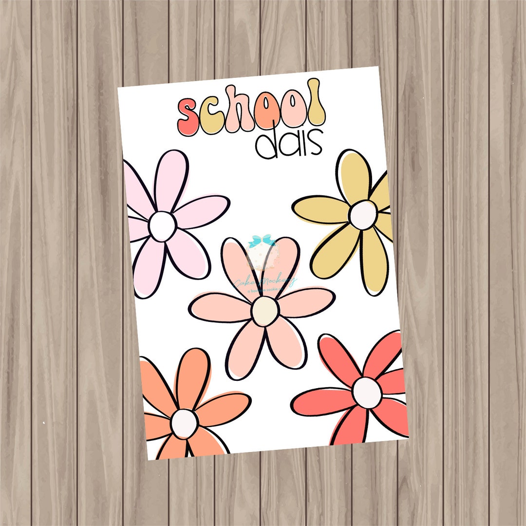 Printable Cookie Card - School Dais - 3.5