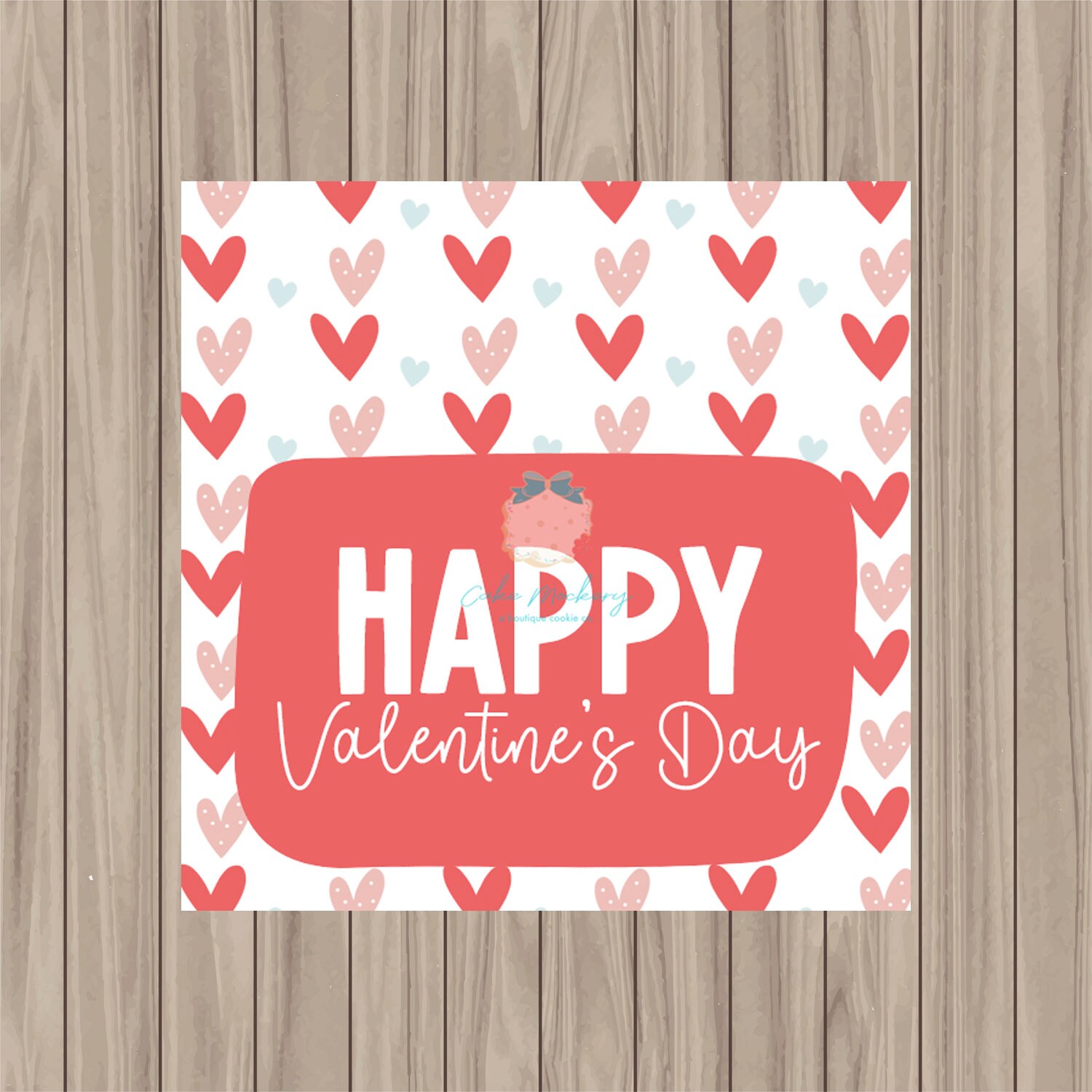 Printable Tag - Happy Valentine's Day - 2