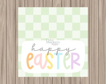 Printable Tag - Happy Easter - 2" Square