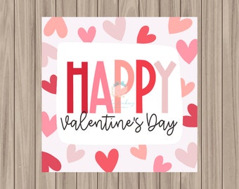 Printable Tag - Happy Valentine's Day - 2