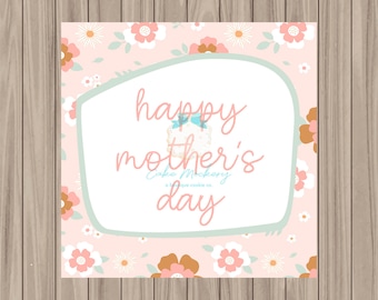 Printable Tag - Happy Mother's Day - 2" Tag