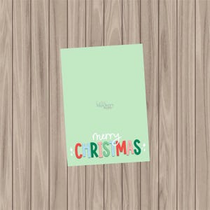 Kekskarte zum Ausdrucken - Frohes Fest - 9x12cm