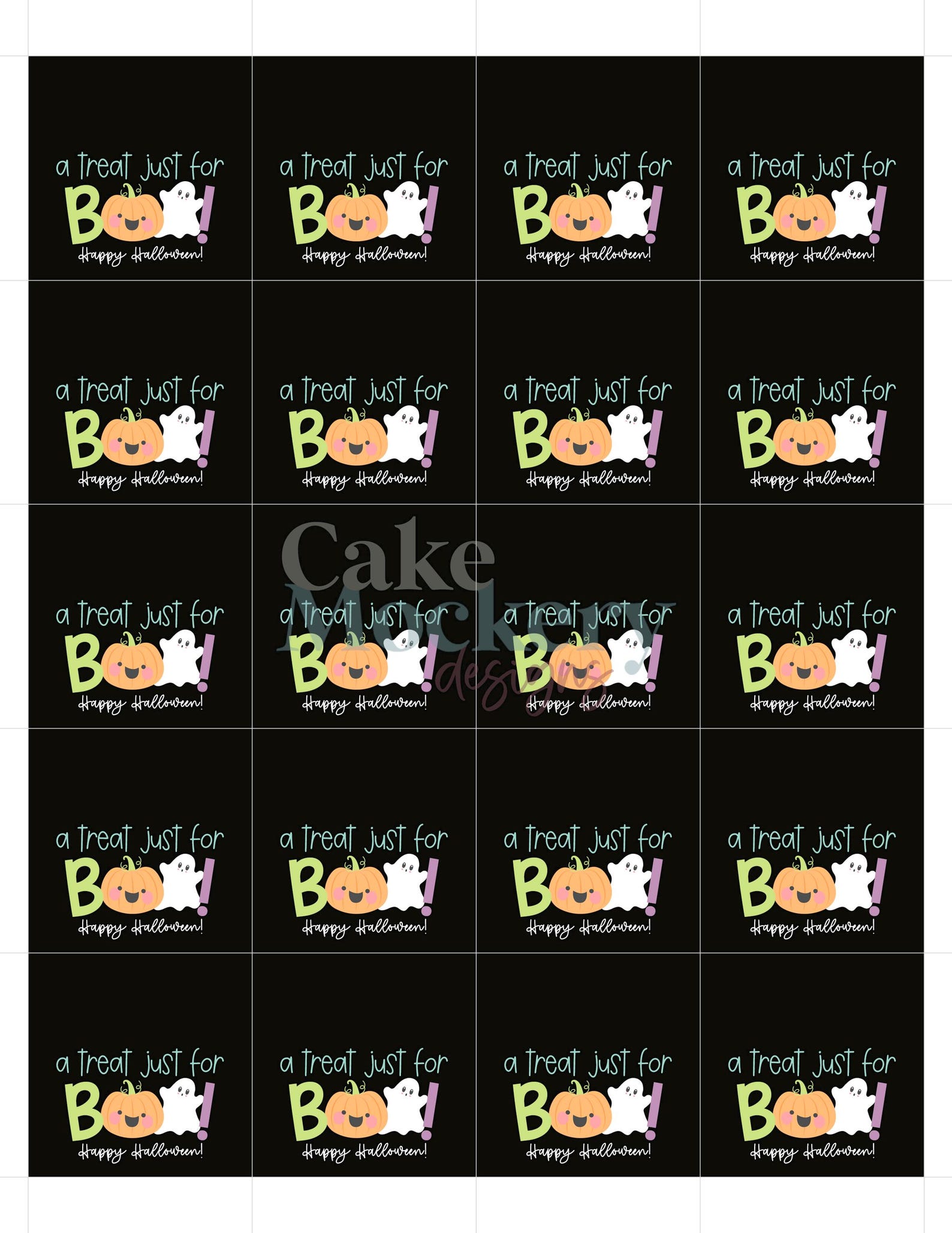 Printable Tag - A Treat for Boo! - 2