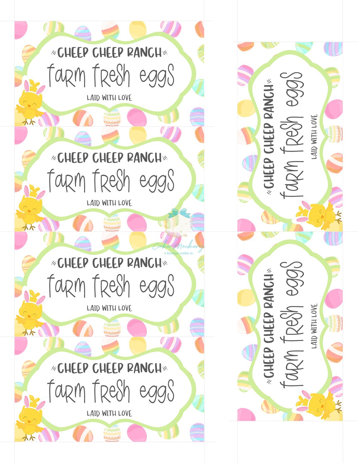 printable egg carton label farm fresh easter eggs etsy