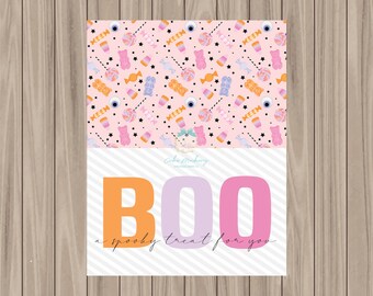 Printable Bag Topper - Spooky Treat for You - 3" WIDE BAG