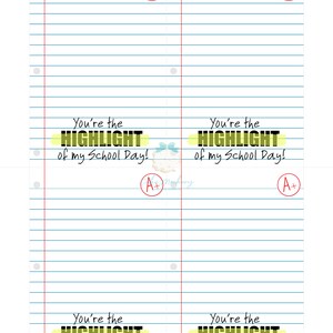 Printable Cookie Card - Highlight of My Day - 3.5"x5" - Etsy
